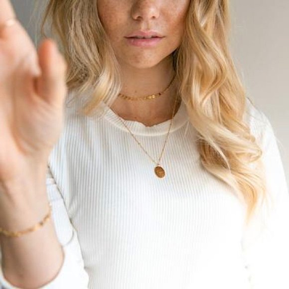 Leo Minimalist Zodiac Boho Charm GoldBead Necklace - Picture 12 of 13